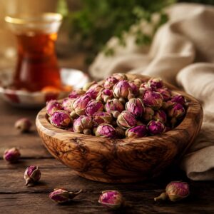 غنچه گل محمدی خشک ۵۰۰ گرمی ممتازینو